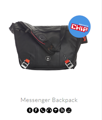 Swissdigital messenger backpack  185sd